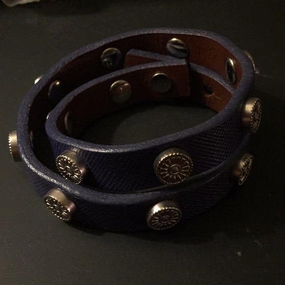 Tory Burch Jewelry - Tory Burch Wrap Leather Bracelet